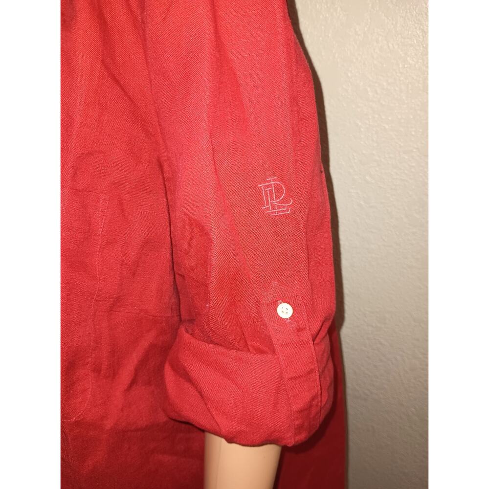 Lauren Red women Collared Long Sleeve Button-Up Shirt – Size 3X W012C - Picture 2 of 11